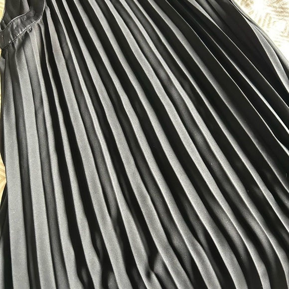 Pleated A-Line Pink Martini Dress - Picture 3 of 3